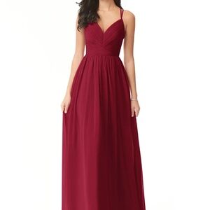 AZAZIE CRYSTAL CABERNET DRESS